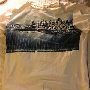 Label of Graded Goods White Design Shirt